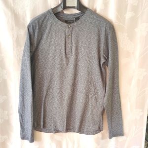 DKNY Jeans blue men's slime fit Henley